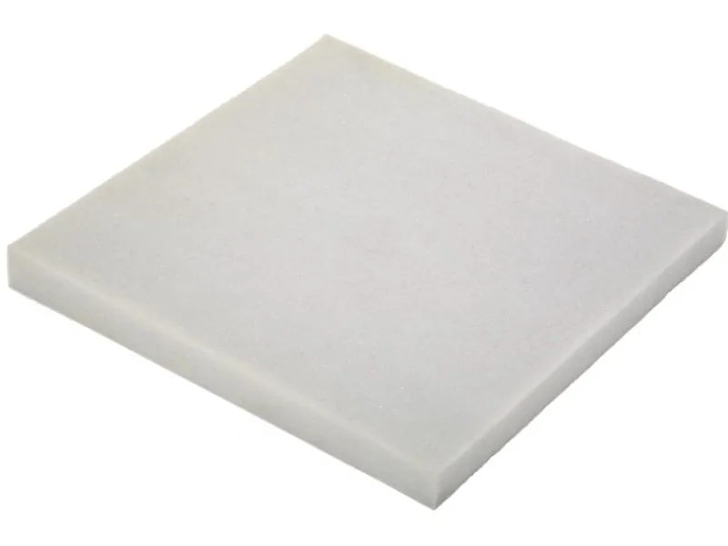 Ecopur Kissen^+ Schaumstoffplatte 400 mm x 400 mm x 20 mm Hellgrau