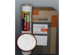 EDEM 202-40 Dekorative Struktur Schaum-Tapete rauhfaser Weiß Putz Optik 1 Karton mit 9 Rollen 71,55 m2 Weiß
