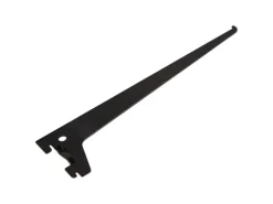 Wandregale|Regale Schwarz^Einlochträger 30 cm