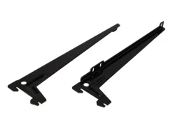 Regalsysteme|Regale Schwarz^Einloch-Winkelträger 28 cm 2 Stück