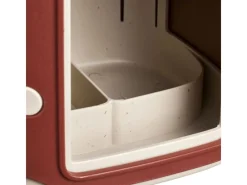 Elho Vogelbedarf^Vogelfutterhaus Cosy 18 cm Rot-Weiß