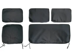 Ersatz-Kissenbezüge für Olary Sofa-Lounge-Set Dunkelgrau