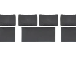 Kissenbezüge|Sofas^(Ersatz-)Kissenhüllen-Set für Junee Lounge-Sofa-Set Wicker Anthrazit 7-teilig