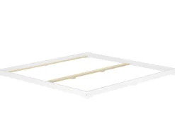 Erst-Holz Betten^Weißes Niederflurbett Futonbett Kieferholzbett 180 x 200 Modell 47 ohne Zubehör