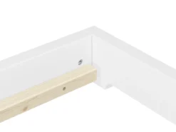 Erst-Holz Betten^Weißes Niederflurbett Futonbett Kieferholzbett 180 x 200 Modell 47 ohne Zubehör