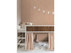 ESTAhome Tapete Gänseblümchen Terrakottarosa 53 cm x 10.05 m