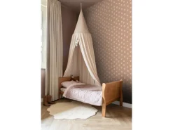 ESTAhome Tapete Gänseblümchen Terrakottarosa 53 cm x 10.05 m