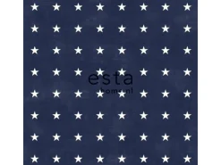 ESTAhome Tapezierzubehör^Tapete Sterne Marineblau 53 cm x 10,05 m 136461
