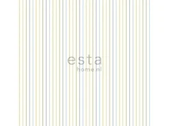 ESTAhome Tapete Streifen Hellblau 53 cm x 10,05 m 137303