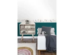 ESTAhome Wandtattoos^Wandtattoo Blumen Weiß Rosa und Grün 47,5 cm x 66 cm 156114