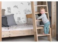 ESTAhome Wandtattoos^Wandtattoo Dschungeltiere Schwarz-Weiß 47,5 cm x 66 cm 156106