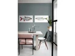 ESTAhome Wandtattoos^Wandtattoo Fisch Grau und Rot 97 x 48,5 cm 159039