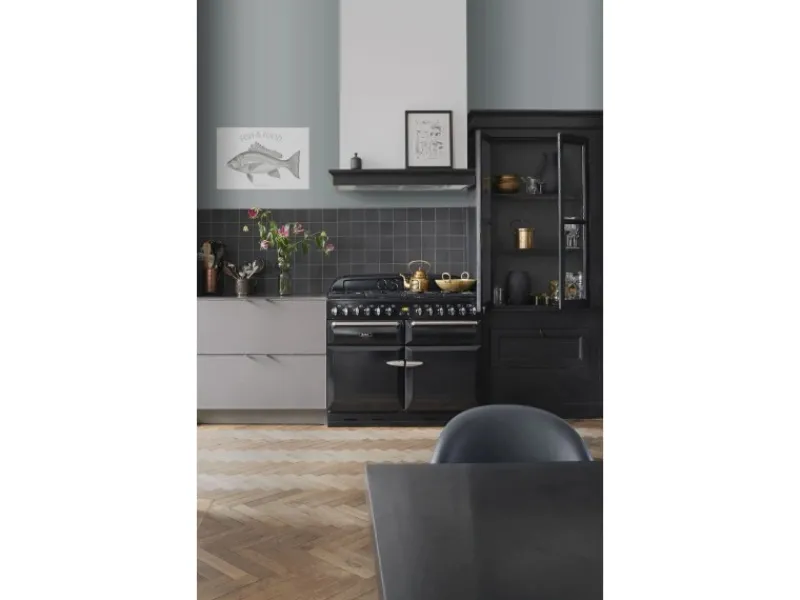 ESTAhome Wandtattoo Fisch Schwarz 70 x 46,5 cm 159036