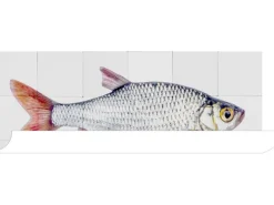 ESTAhome Wandtattoos^Wandtattoo Fisch Grau und Rot 97 x 48,5 cm 159029