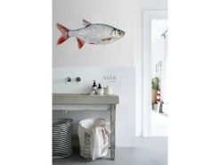 ESTAhome Wandtattoos^Wandtattoo Fisch Grau und Rot 97 x 48,5 cm 159029