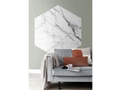 ESTAhome Wandtattoos^Wandtattoo Marmor-Optik Schwarz-Weiß 140 x 161 cm 159026