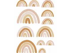 ESTAhome Wandtattoo Regenbogen Terrakottarosa 47,5 cm x 66 cm 156113