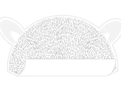 ESTAhome Wandtattoos^Wandtattoo Tierköpfe Hellgrau 70 x 46,5 cm 158969