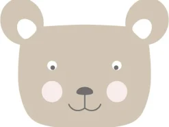 ESTAhome Wandtattoo Tierköpfe Beige 70 x 55 cm 158972