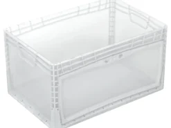 Aufbewahrung^Eurobox-System Box Flap Side 60 x 40 x 32 cm Transparent