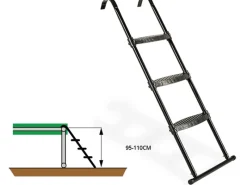 Exit Toys Leitern^EXIT Trampolin Leiter Schwarz f. Rahmenhöhe von 95-110cm