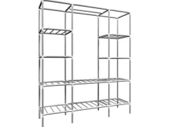 eyepower Breiter XXL Kleiderschrank 178 x 148 x 44,5 cm