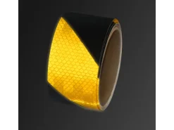 eyepower Klebefolien^Reflektor Warnklebeband Schwarz-Gelb 5 x 300 cm Selbstklebend