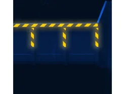 eyepower Klebefolien^Reflektor Warnklebeband Schwarz-Gelb 5 x 300 cm Selbstklebend