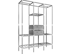 eyepower XL Kleiderschrank System 2 Schubladen 178 x 128 x 44,5 cm