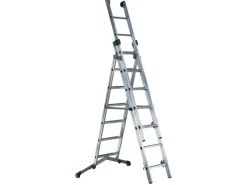 Klapptritte^Facal Mehrzweckleiter SUPERPRIMA S600 3-teilig 6+7+7 Sprossen