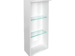 Fackelmann Regal Weiß|Vasen^Regal oben Oxford 30 cm