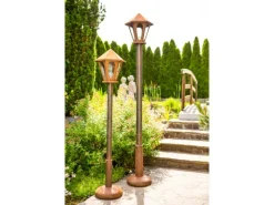 Laternen^Ferrum Art Design Laterne mit Acrylglas 156 cm x 31 cm Rostoptik