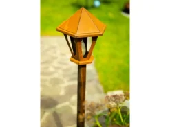 Ferrum Art Design Laterne mit Acrylglas 210 cm x 38 cm Rostoptik