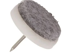 Filzgleiter mit Stift Ø 24 mm 8 Stück Weiß