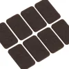 Filzgleiter Selbstklebend 22 mm x 36 mm 8 Stück Braun