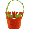 Filztasche Karotte Ø 18 cm x 24 cm Orange-Grün