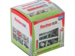 Fischer Wandregale^Dübel DuoPower Ø 10 mm x 50 mm S LD mit Sicherheitsschraube
