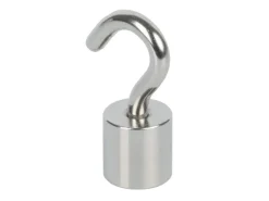 fix-o-moll Laternen^Magnethaken Neodym 38 mm x Ø 15 mm Silber 2 Stück