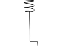 Laternen^Flaschenhalter Schwarz mit Erdspieß