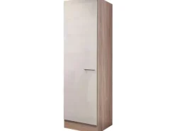 Flex-Well Exclusiv Geschirrschrank Orlando 50cm Kaschmir Glanz-Sonoma Eiche