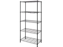 Floordirekt Gitterregal Taranaki Metallregal Entnehmbare Ablagen 75 x 40 x 170 cm