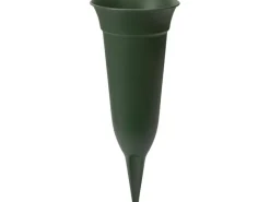 Florus Grabvase 32 cm grün