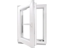 Framelux Insektenschutz^Kunststofffenster Proline 2-Fach Verglasung 500 x 900 mm Rechtsanschlag