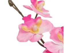 furnicato Künstliche Orchidee mit Topf 30 cm Rosa