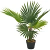 furnicato Kunstpflanzen^Künstliche Pflanze Palme mit Topf Grün 70 cm