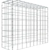 Gabiona C-Ring-Gabione-Anbaukorb Typ 3 80 x 100 x 30 cm Maschenw 10 x 10 cm