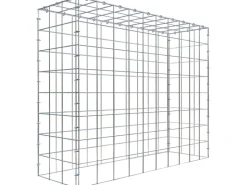 Gabiona C-Ring-Gabione-Anbaukorb Typ 3 80 x 100 x 30 cm Maschenw 10 x 10 cm