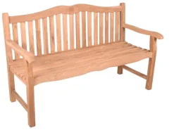 Garden Pleasure Sitzbänke^Bank Romang 3-Sitzer Hellbraun