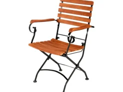 Garden Pleasure Gartenmöbel-Set Wien mit Stühle mit Armlehnen Teak FSC®