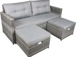 Garden Pleasure Lounge-Sofa Malta 180 cm x 86 cm x 76 cm